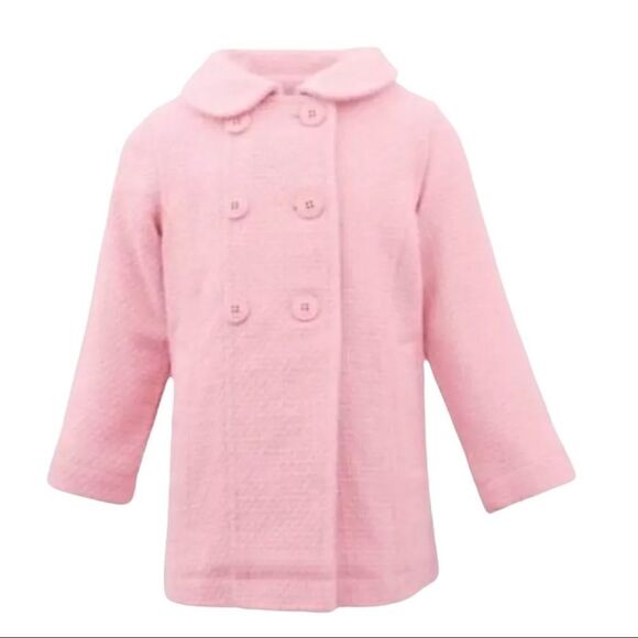 Madden Girl Faux Wool Blush Peacoat Girls - Picture 1 of 2
